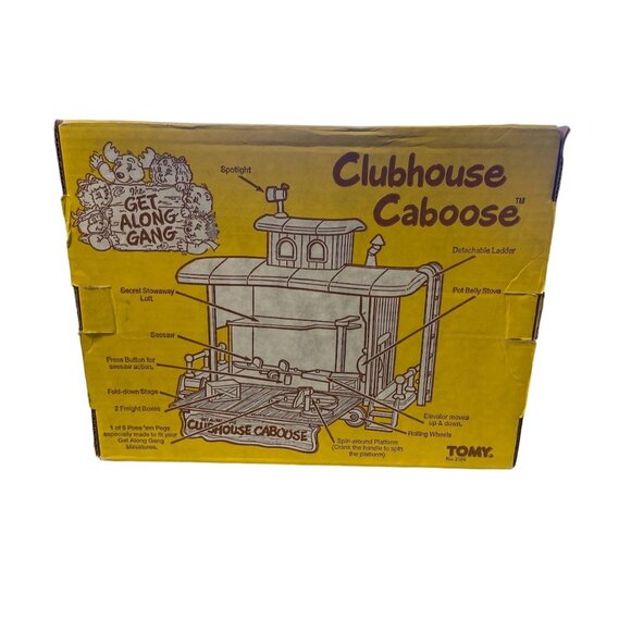 Vintage Tomy Clubhouse Caboose (1984) - Picture 2 of 4